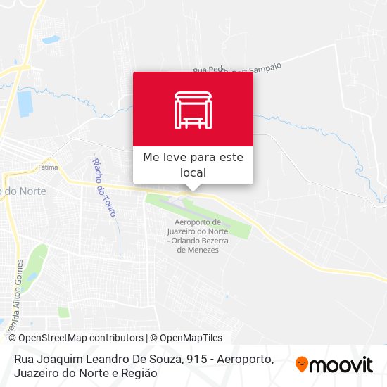 Rua Joaquim Leandro De Souza, 915 - Aeroporto mapa