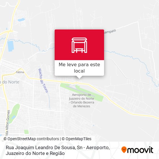 Rua Joaquim Leandro De Sousa, Sn -  Aeroporto mapa