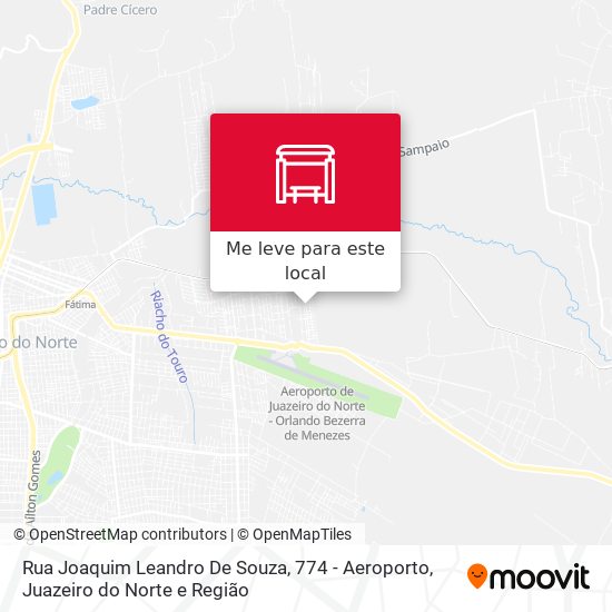 Rua Joaquim Leandro De Souza, 774 - Aeroporto mapa