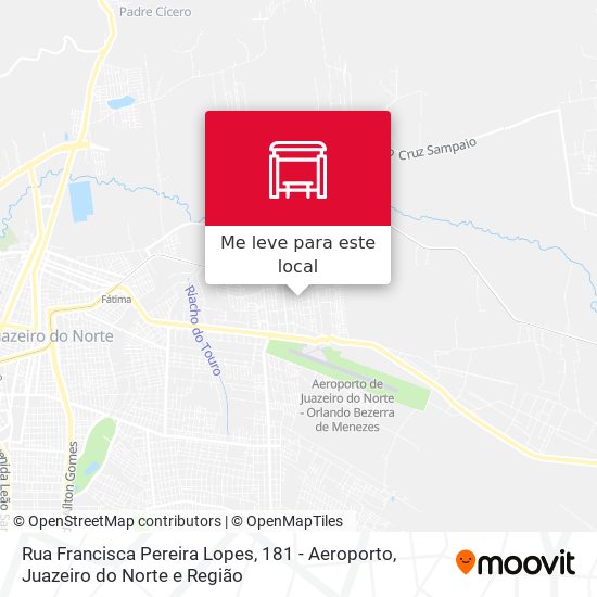 Rua Francisca Pereira Lopes, 181 - Aeroporto mapa