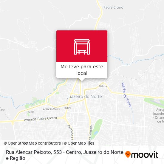 Rua Alencar Peixoto, 553 - Centro mapa