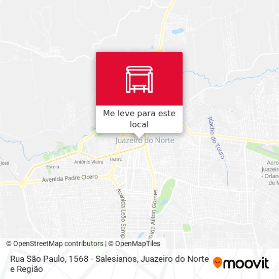 Rua São Paulo, 1568 - Salesianos mapa