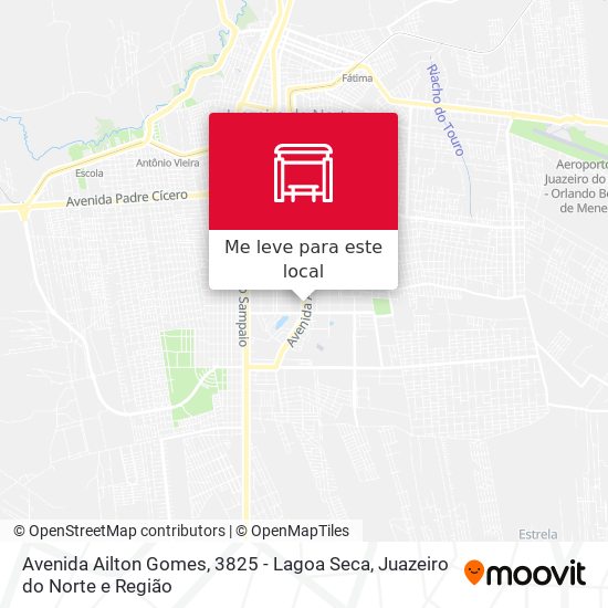 Avenida Ailton Gomes, 3825 - Lagoa Seca mapa