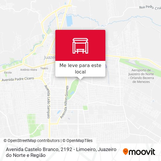 Avenida Castelo Branco, 2192 - Limoeiro mapa