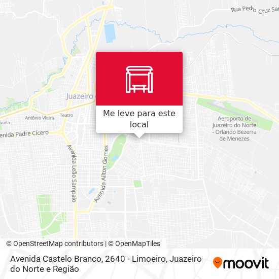Avenida Castelo Branco, 2640 - Limoeiro mapa