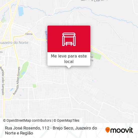 Rua José Rosendo, 112 - Brejo Seco mapa