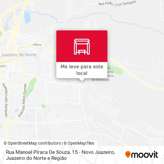 Rua Manoel Piraca De Souza, 15 - Novo Juazeiro mapa