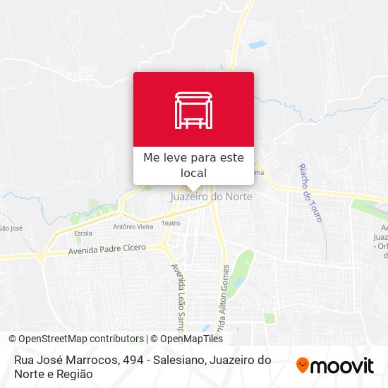 Rua José Marrocos, 494 - Salesiano mapa