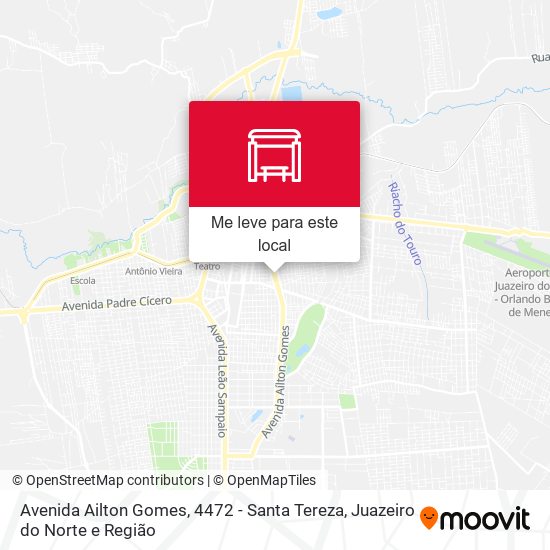 Avenida Ailton Gomes, 4472 - Santa Tereza mapa