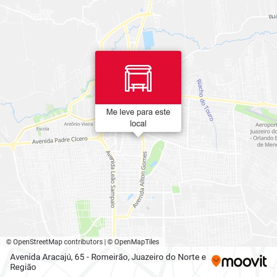 Avenida Aracajú, 65 - Romeirão mapa