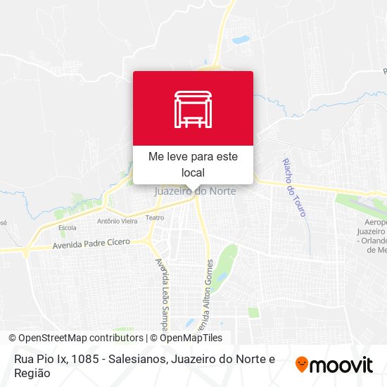 Rua Pio Ix, 1085 - Salesianos mapa
