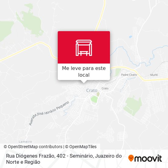 Rua Diógenes Frazão, 402 - Seminário mapa