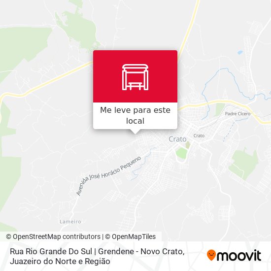 Rua Rio Grande Do Sul | Grendene - Novo Crato mapa