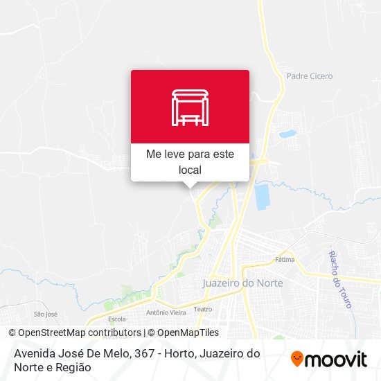 Avenida José De Melo, 367 - Horto mapa