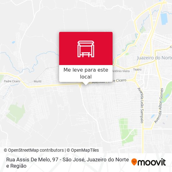 Rua Assis De Melo, 97 - São José mapa