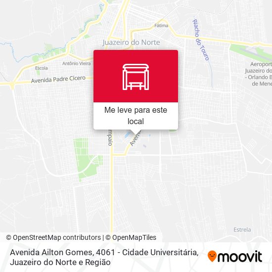 Avenida Ailton Gomes, 4061 - Cidade Universitária mapa