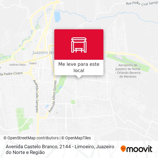 Avenida Castelo Branco, 2144 - Limoeiro mapa