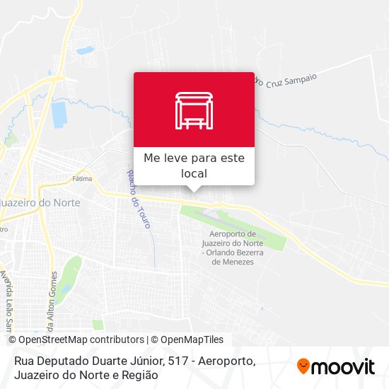 Rua Deputado Duarte Júnior, 517 - Aeroporto mapa