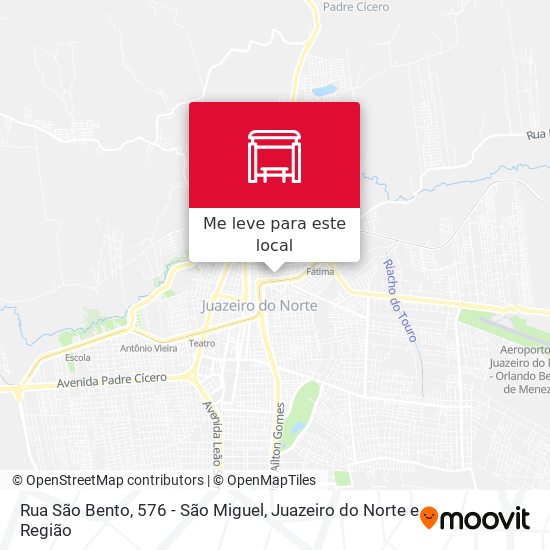 Rua São Bento, 576 - São Miguel mapa