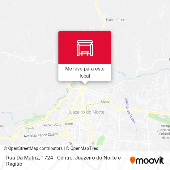 Rua Da Matriz, 1724 - Centro mapa