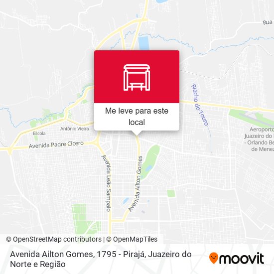 Avenida Ailton Gomes, 1795 - Pirajá mapa