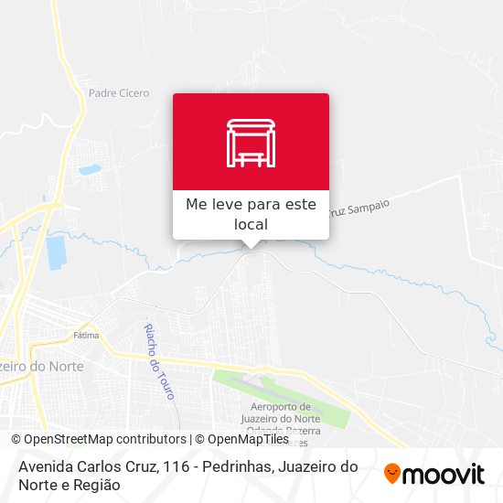 Avenida Carlos Cruz, 116 - Pedrinhas mapa