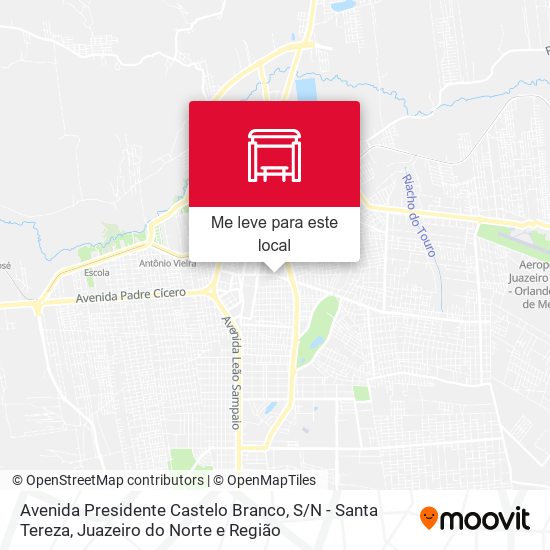 Avenida Presidente Castelo Branco, S / N - Santa Tereza mapa