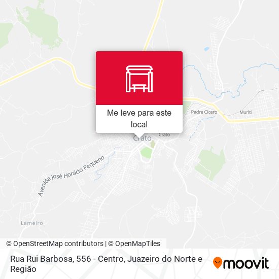Rua Rui Barbosa, 556 - Centro mapa