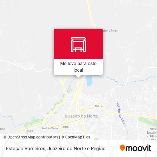 Estação Romeiros mapa