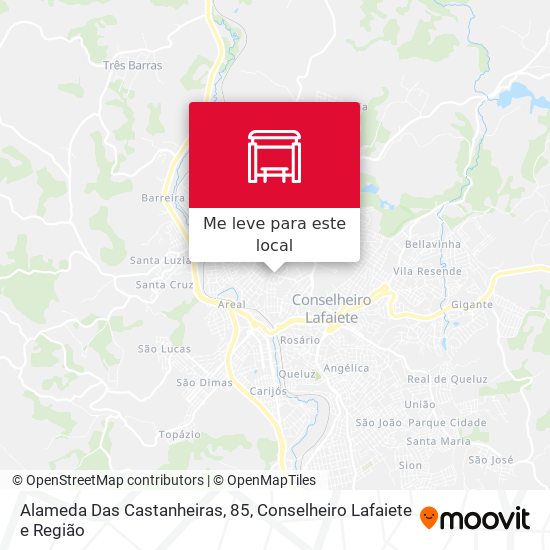 Alameda Das Castanheiras, 85 mapa