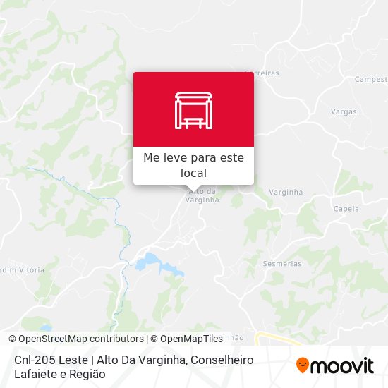 Cnl-205 Leste | Alto Da Varginha mapa