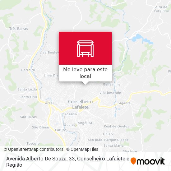 Avenida Alberto De Souza, 33 mapa