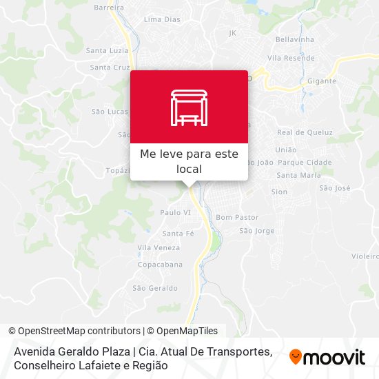 Avenida Geraldo Plaza | Cia. Atual De Transportes mapa