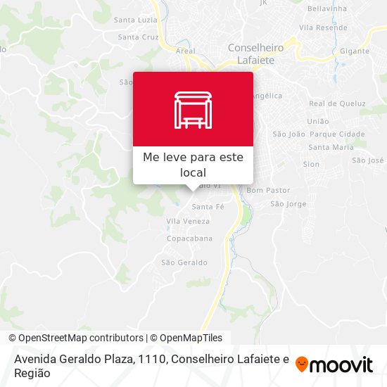 Avenida Geraldo Plaza, 1110 mapa