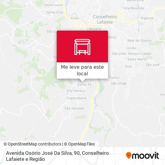 Avenida Osório José Da Silva, 90 mapa