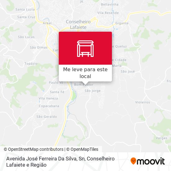 Avenida José Ferreira Da Silva, Sn mapa