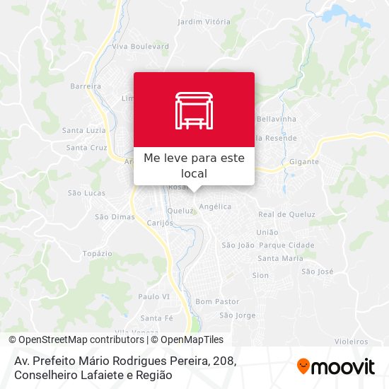 Av. Prefeito Mário Rodrigues Pereira, 208 mapa
