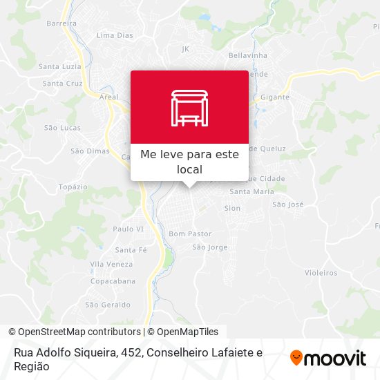 Rua Adolfo Siqueira, 452 mapa