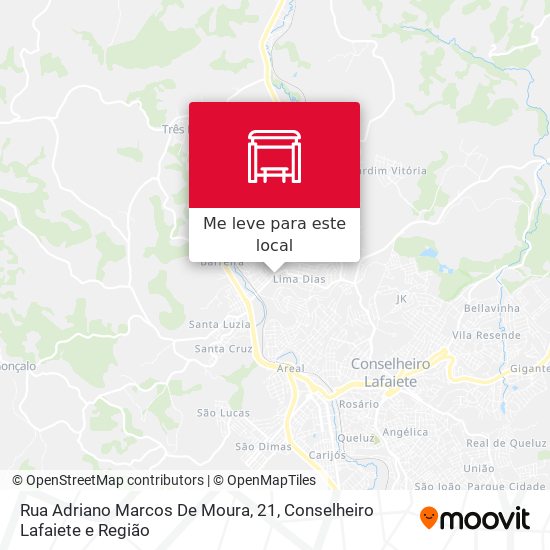 Rua Adriano Marcos De Moura, 21 mapa