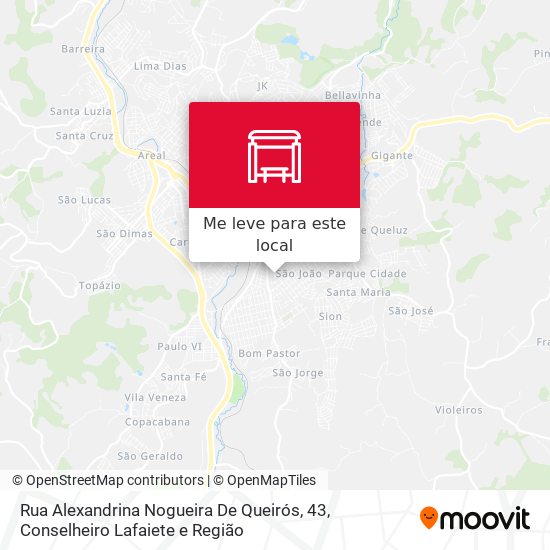 Rua Alexandrina Nogueira De Queirós, 43 mapa