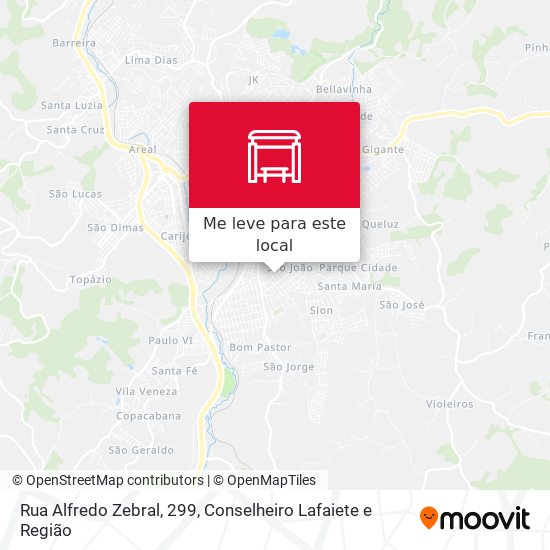 Rua Alfredo Zebral, 299 mapa