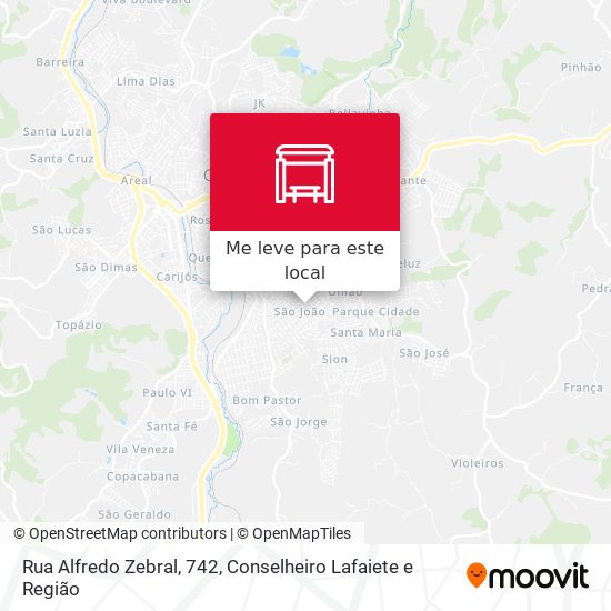 Rua Alfredo Zebral, 742 mapa