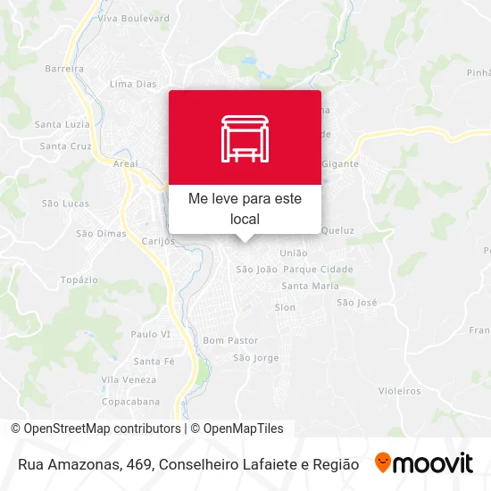 Rua Amazonas, 469 mapa