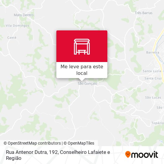 Rua Antenor Dutra, 192 mapa