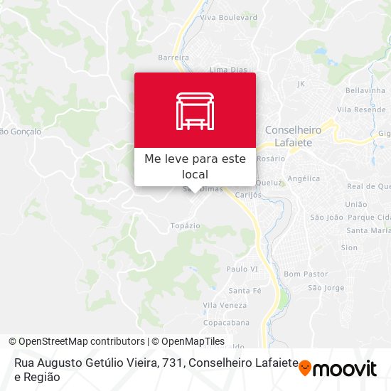 Rua Augusto Getúlio Vieira, 731 mapa