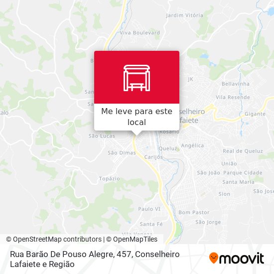 Rua Barão De Pouso Alegre, 457 mapa