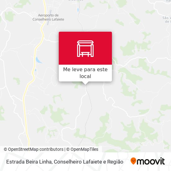 Estrada Beira Linha mapa