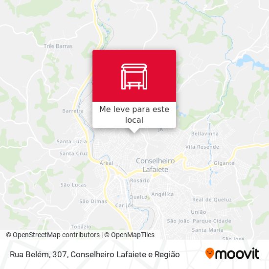 Rua Belém, 307 mapa