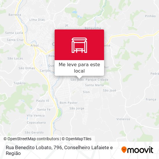 Rua Benedito Lobato, 796 mapa