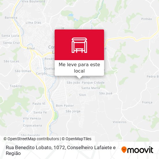 Rua Benedito Lobato, 1072 mapa